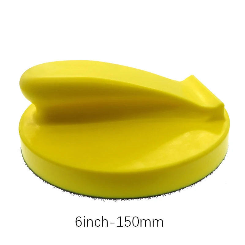 후크 앤 루프 사포 거치대 핸드 패드 연마 패드 도구, 핸드 샌딩 블록 5 인치 6 인치 140x98mm, PU 샌딩기, 1x