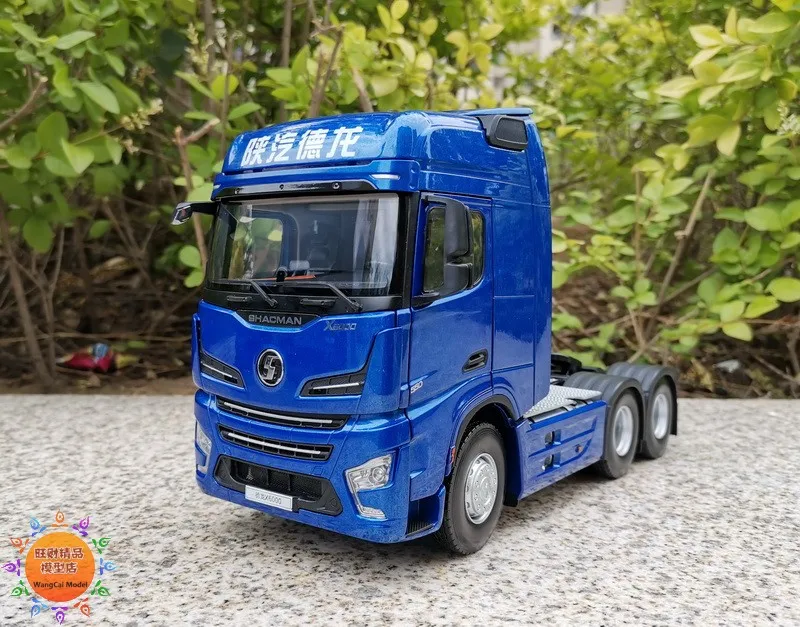 Collectible Alloy Toy Model 1:24 Scale SHACMAN Delong X6000 Truck Tractor Trailer Vehicles DieCast Toy Model