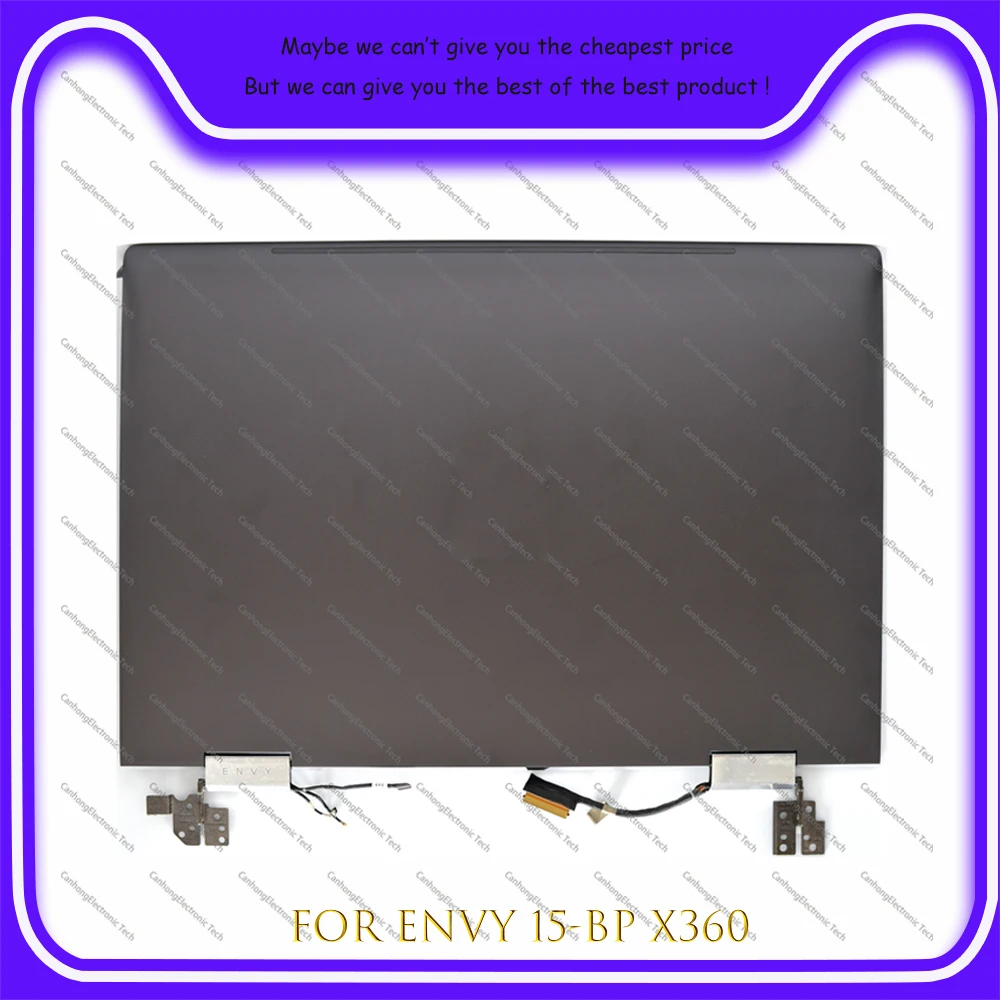 Imagem -03 - para hp Envy X360 15-bp Série 15-bp 15-bq Lcd Touch Screen Montagem Completa Sliver L53868001 15bq 15bp