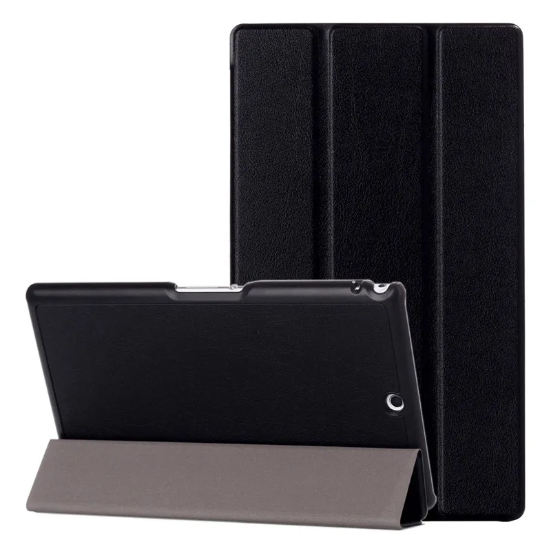 For Sony Xperia Z3 Compact 8 inch Tablet Stand Flip Folio Leather Protective Case PU Leather Stand Cover Folding Case