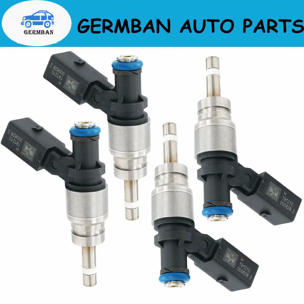 

New Set of 4 Fuel Injectors 079906036D Fits For Audi R8 2008-2010 RS4 4.2L 137128 , FIJ0008 , JSD841 2507128