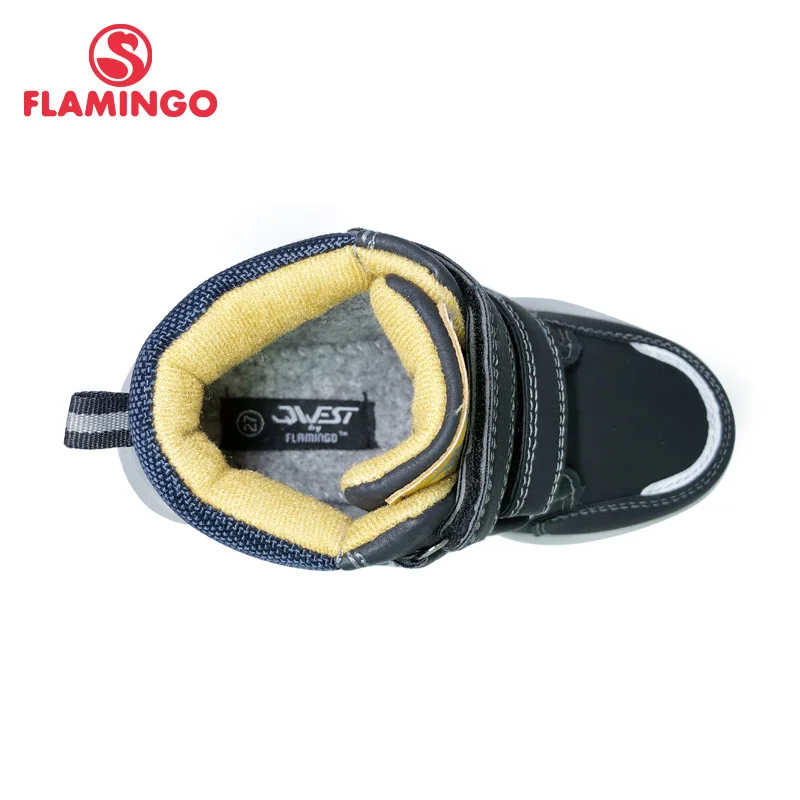 Flamingo outono meninos botas crianças sapato de alta qualidade tornozelo crianças sapatos com gancho & loop para meninos 202b-z5-2061