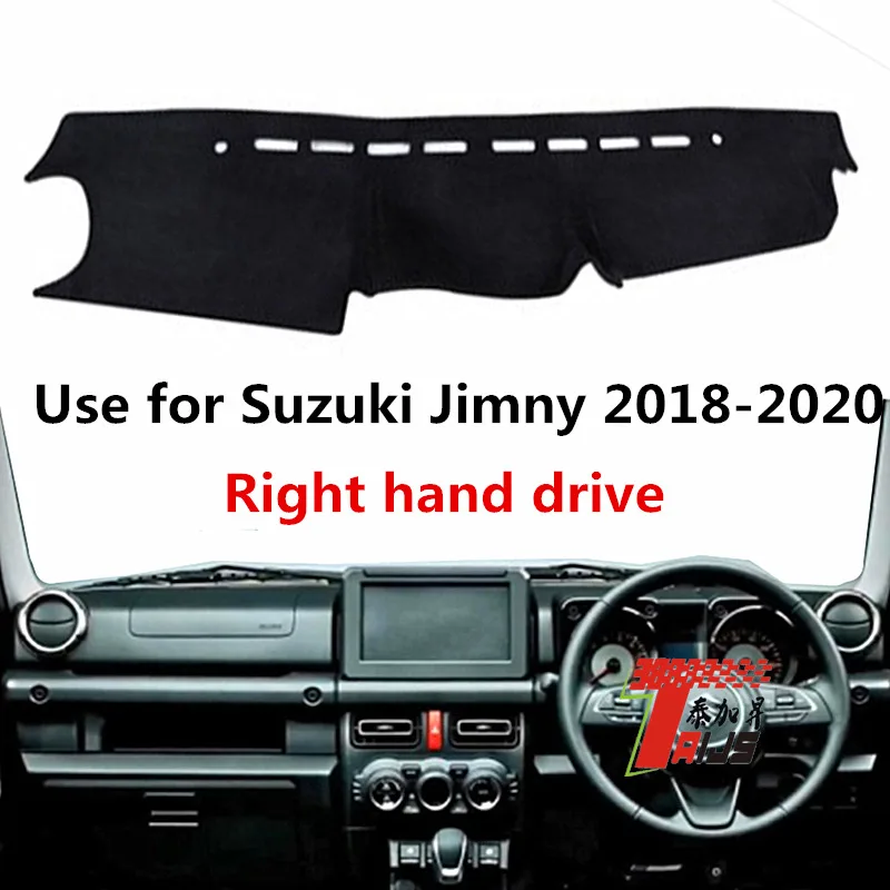 

TAIJS Factory articles para autos Polyester Fibre Car Dashboard Cover For Suzuki Jimny 2018 2019 2020 Right hand drive