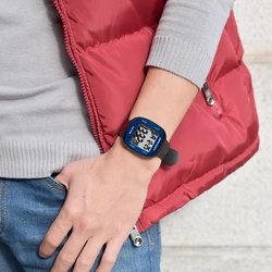 UTHAI CE70 ultra-thin male and female students simple trendy fashion multi-function luminous waterproof electronic watch