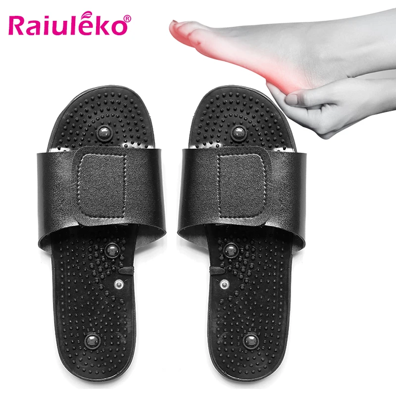 Foot Massage Slippers Acupuncture Therapy Massager Shoes For Acupoint Activating Reflexology Care Massageador Sandal