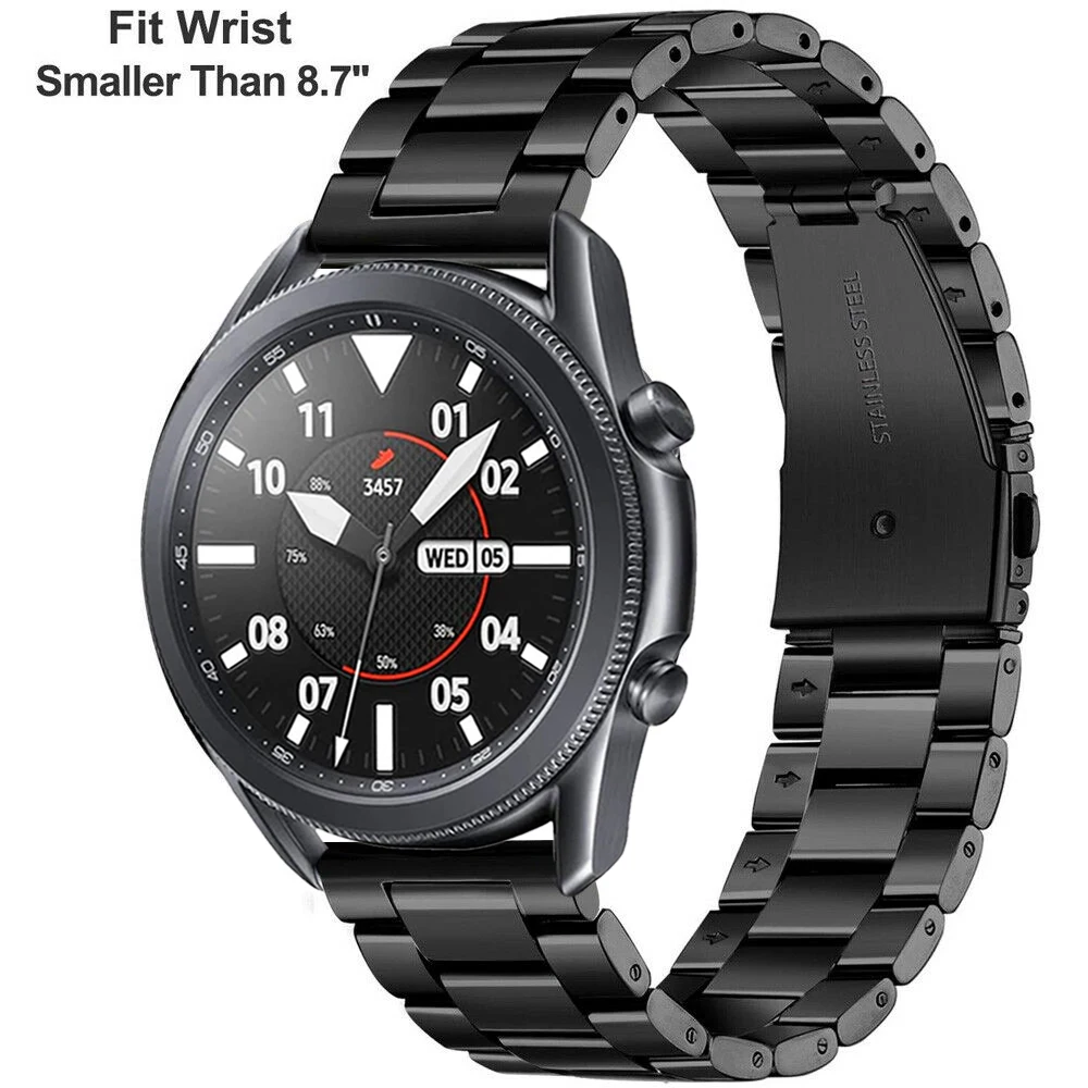 Stainless Steel Straps For Samsung Galaxy Watch3 45MM Smart Wristband Replaceable Bracelets For Galaxy Watch 3 41MM/45MM LTE
