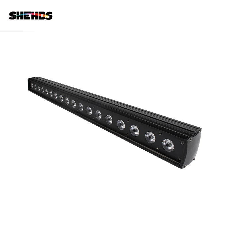 Imagem -03 - Shehds-interior Led Wall Wash Light Dmx Bar Luz de Palco dj Disco Party Casamento 18x18w Rgbwa Mais uv 6in 1