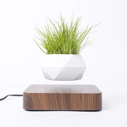 Levitação de luz magnética para casa, decoração criativa, vaso de luz para bonsai, planta, novidade, iluminação, luminária de mesa