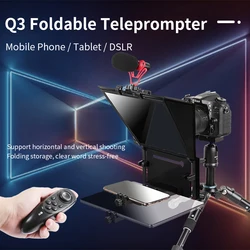 mini Foldable Tablet Teleprompter Q3 Reader for 12