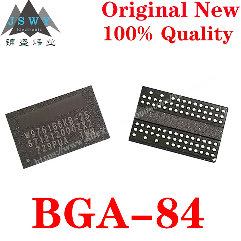 

W9751G6KB-25 BGA84 Semiconductor Memory IC Dynamic Random Access Memory IC Chip with the for module arduino Free Shipping