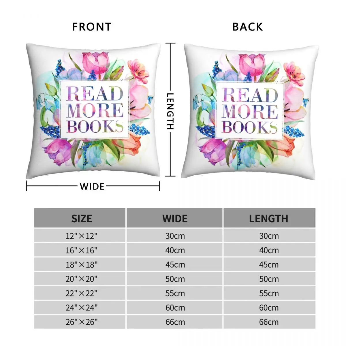 Read More Books Pastel Pillowcase Polyester Linen Velvet Creative Zip Decor Throw Pillow Case Home Cushion Cover