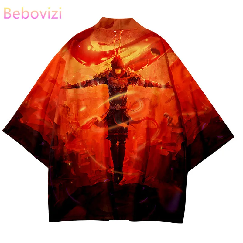 

Plus Size xxs-6XL 5XL 4XL 3XL Loose Cardigan Robe Women Men Harajuku Japanese Kimono Cosplay Blouse Tops Haori Yukata Clothing