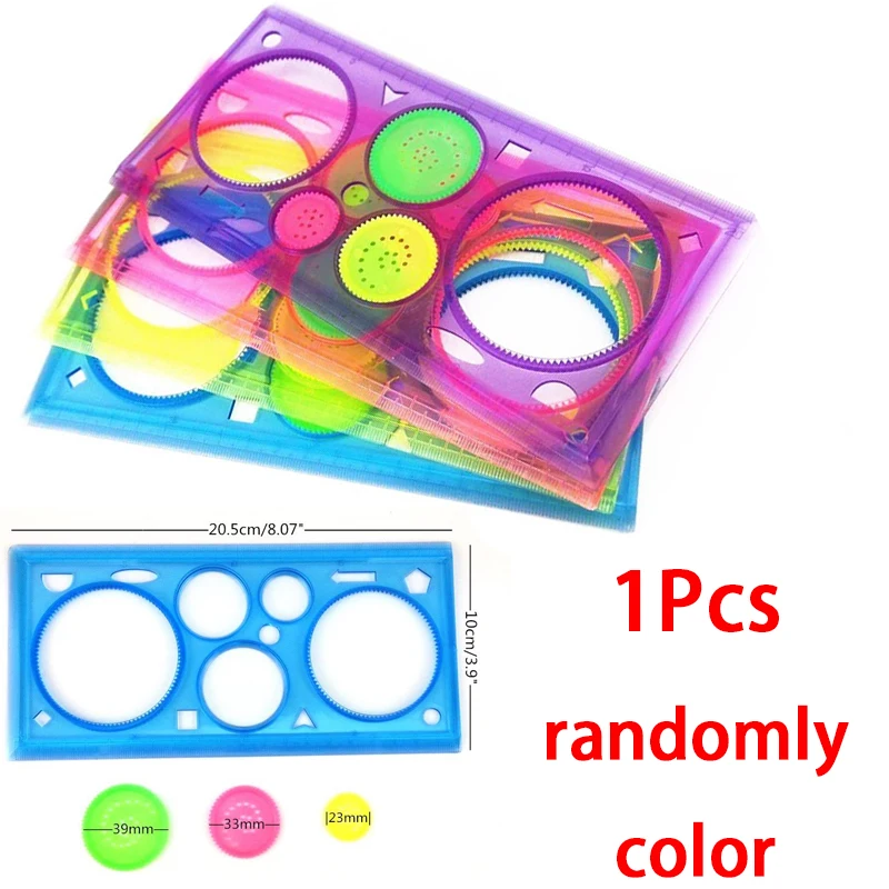 Geometrie Spirograph Tekening Sjabloon Set Schilderij Sjabloon Liniaal Art Craft Creatieve Kinderen Kinderen Educatief Speelgoed Meisjes Jongens Cadeau