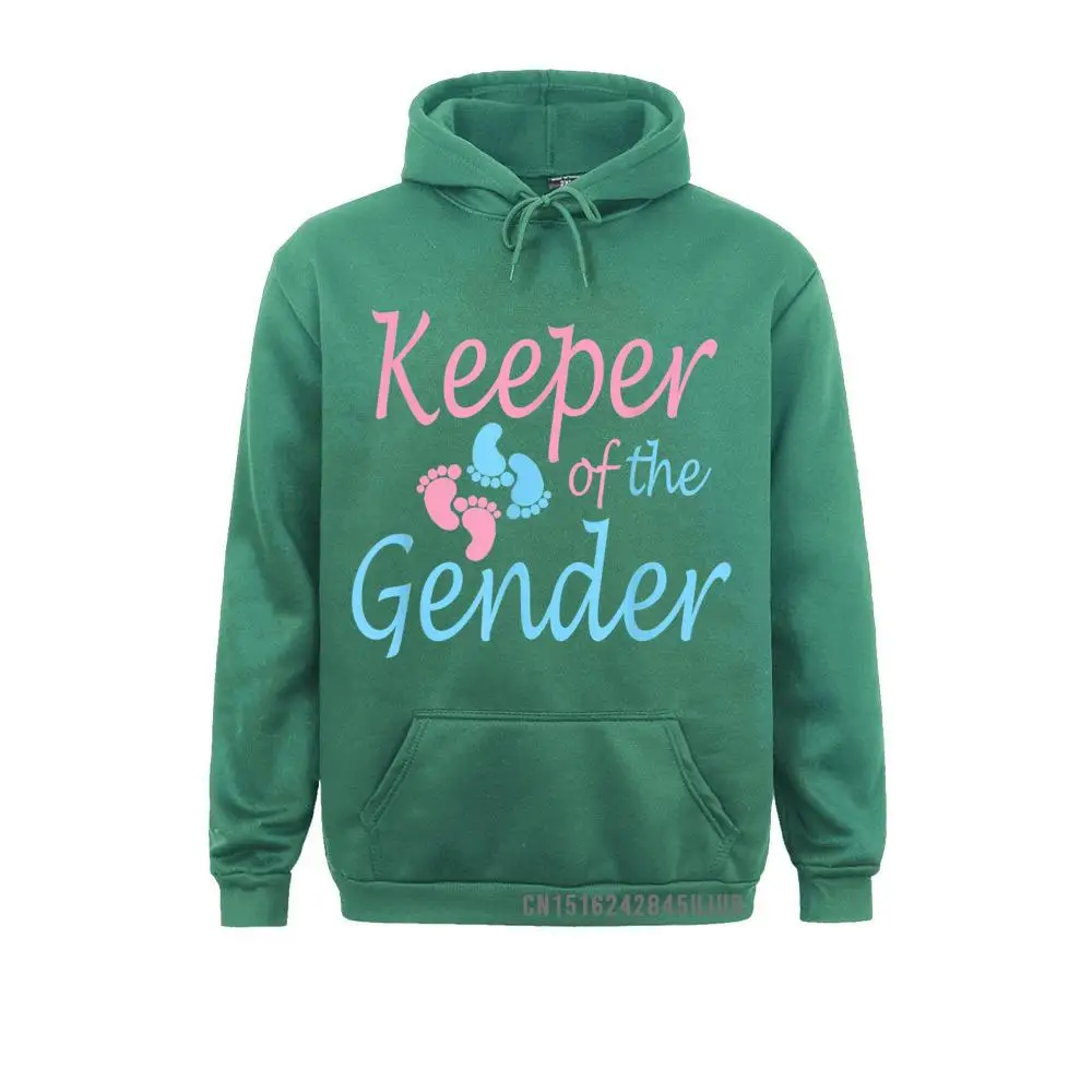 Cute Keeper Of Gender Baby Reveal Gift Idea Pullover Hoodies 2021 New Long Sleeve Men Sweatshirts Printed Sportswears