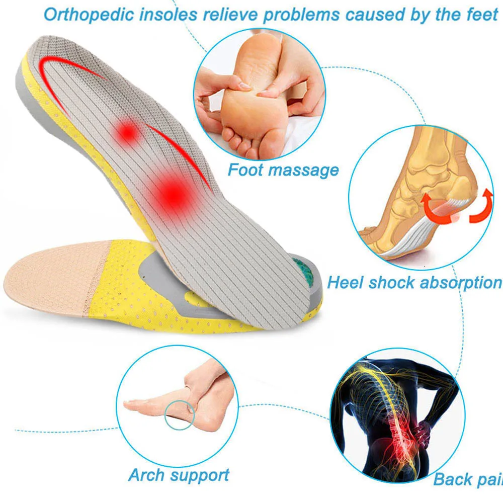 Orthotic Insole Arch Support Silicone Flat Foot Health Shoe Sole Pad insoles for Shoes insert padded Orthopedic insoles for feet