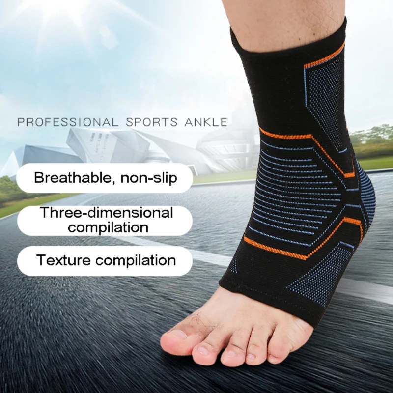 1 PCS Protective Ankle Support Basketball Football Ankle Brace Compression Nylon Strap Belt Ankle Protector Socks