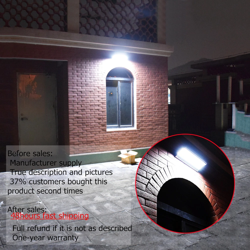 Solar Led Light Outdoor Solar Refletor Wall Lamp Motion Sensor Spotlights For Garden Garage Country House Outdoor Lighting