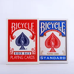 Jeu de cartes de jeu de vélo original américain, rouge ou bleu magique, cavalier arrière, pont Standard, astuce magique, 808 jeux scellés, 1 pièce