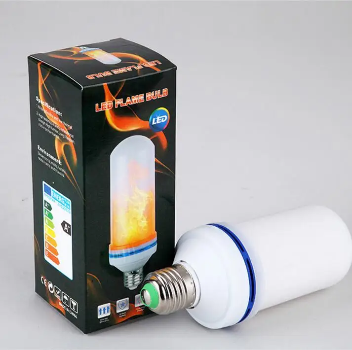 E27 Flame Bulb LED Dynamic Flame Effect Fire Light Bulbs Corn Bulb Creative Flickering Emulation Decor LED Lamp Lighting Lamp