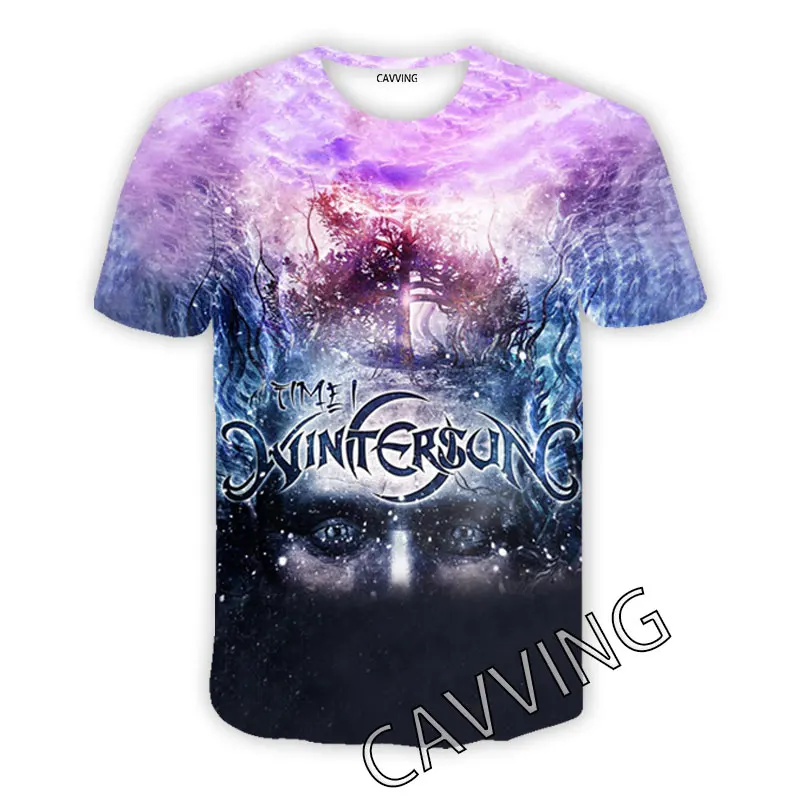 CAVVING 3D Printed  Wintersun Band  Casual T-shirts  Hip Hop Tee Shirts Harajuku Styles Tops Clothing for Men/women