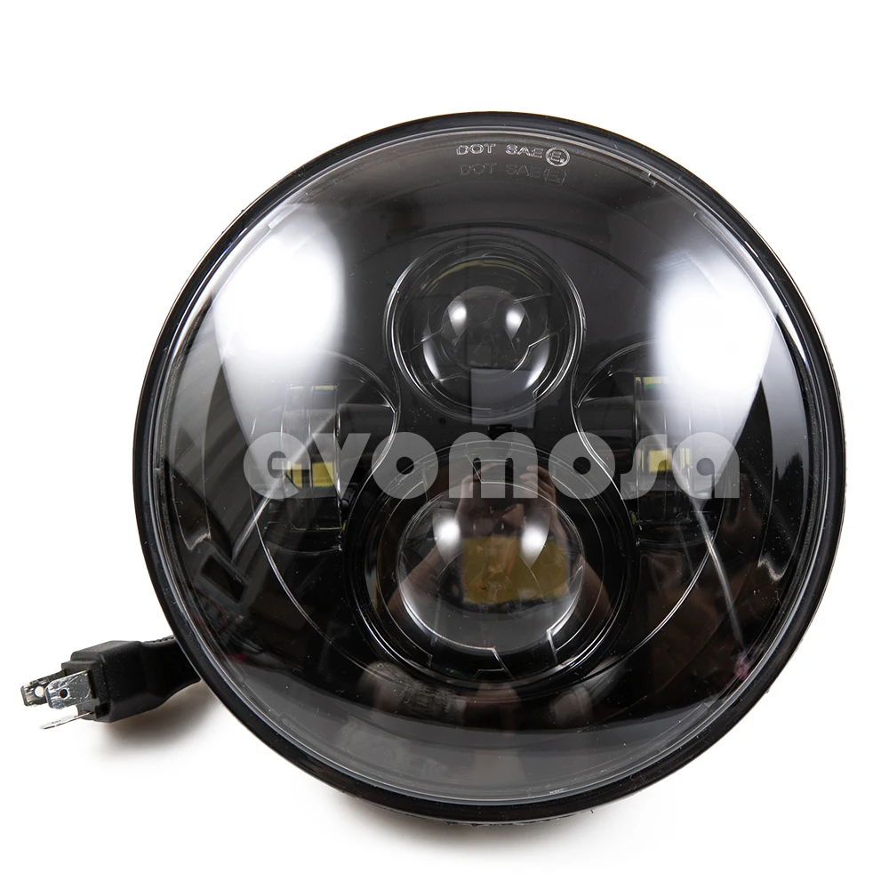 7 inch motorcycle LED headlight high low beam light IP67 6000K 45W super bright H4 H13 front headlight headlamp