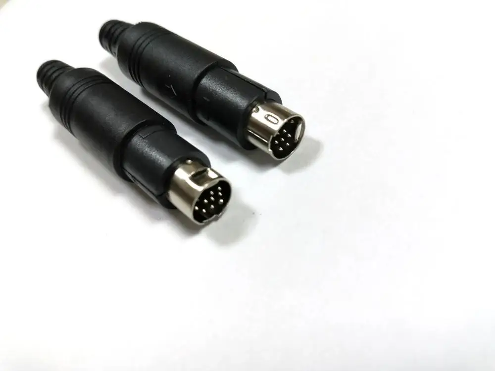 10PCS lot Mini DIN 9 pin stecker Neue