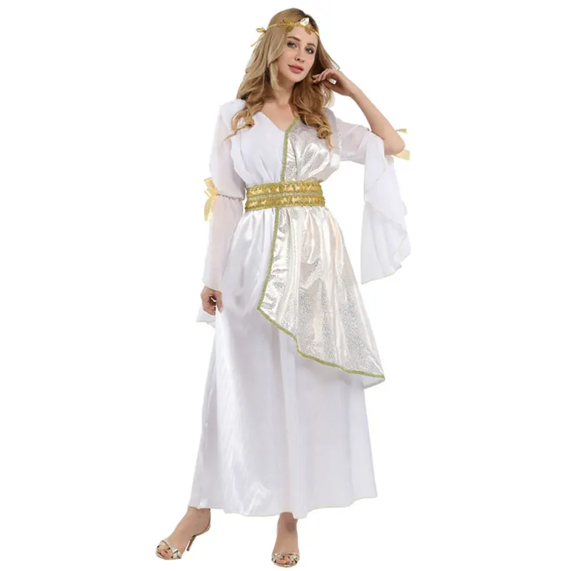 Grieks Griekse Athena Godin Venus Roman Koningin Cosplay Kostuum Vrouwen Volwassen Halloween Carnaval Mardi Gras Feest Verkleedkleding