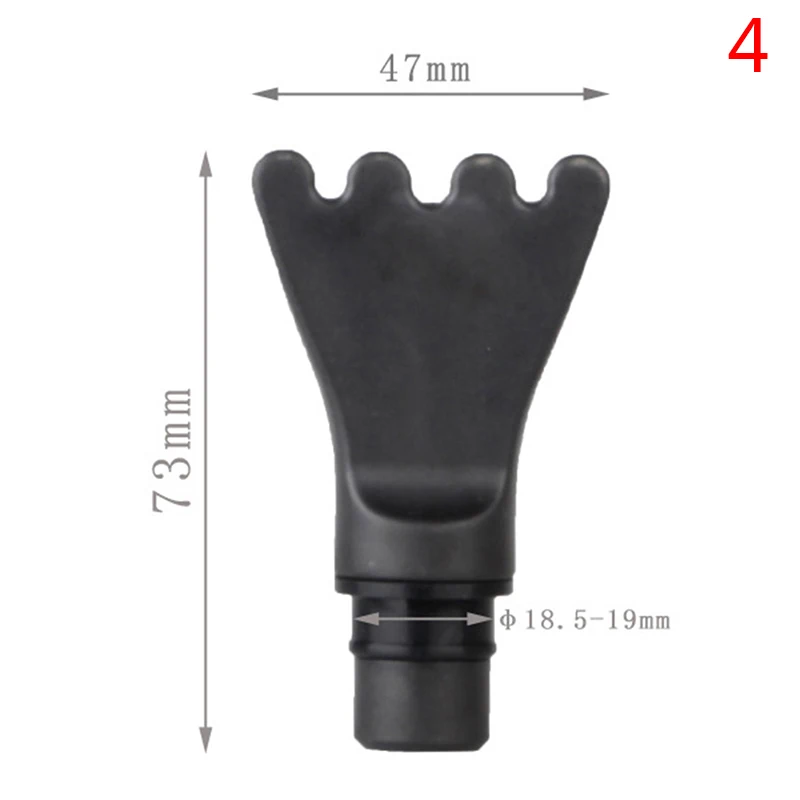 Universal Fascia Gun Massage Kopf Körper Entspannung Fascia Massager Gun Ersatz Kopf Silikon Massage Kopf Set – Detail 16