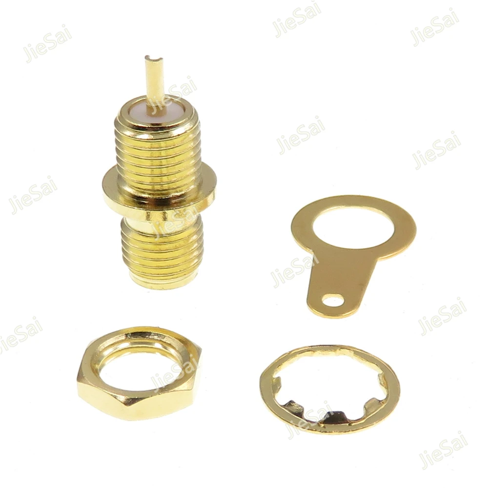 3pcs SMA Female Socket Panel RF Coax Connector SMA-50KY