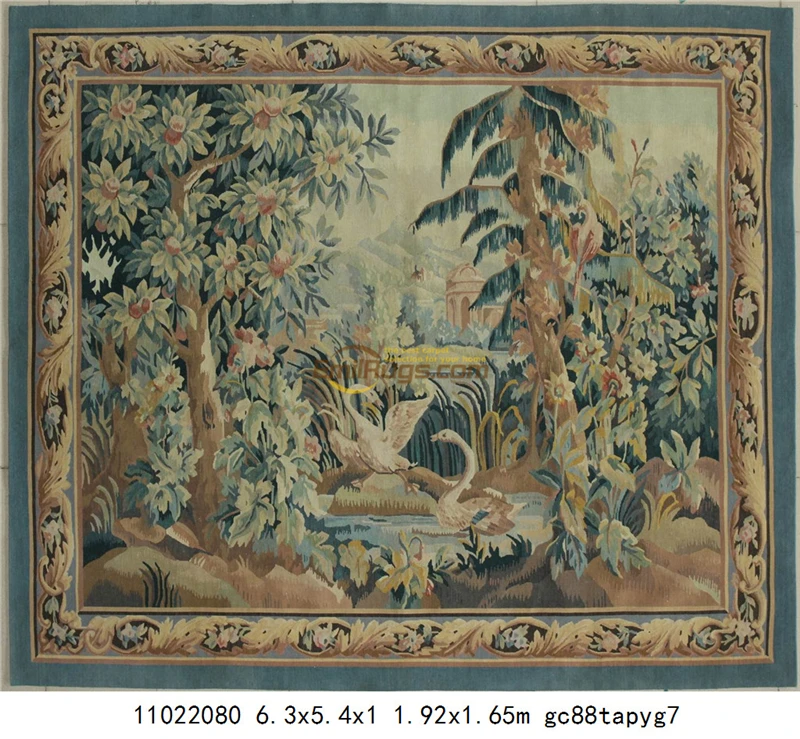 needle gobelin tapestry decorative wall tapestries wool tapestry forest wall tapestry tapestry curtain fabric