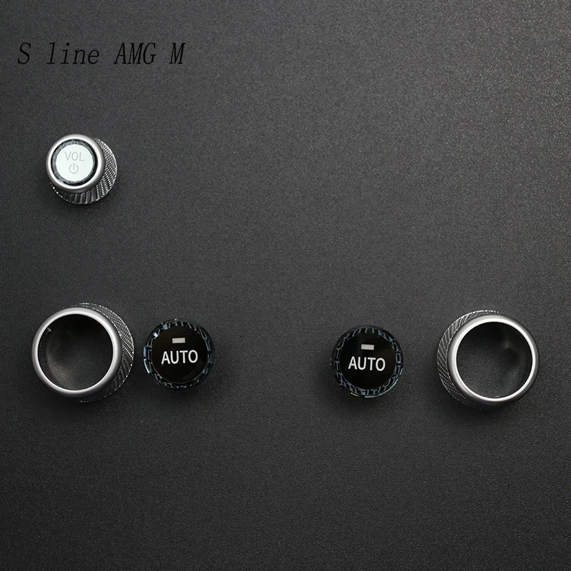 Car Styling Crystal Air Conditioning Buttons switch Cover Stickers Trim For BMW 5 6 7 Series f10 f18 f11 f12 f13 f01 f02 f15 f16