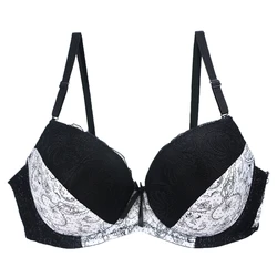 Sutiãs Sexy de Renda para Mulheres, Roupa Interior Push Up, Tamanhos Grandes, Copo BCDE, Lingerie Feminina, 34/75, 36, 80, 38, 80, 40, 90, 42, 90, 44, 100, Novo, 2022