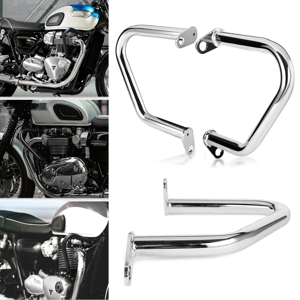 Ochrona silnika zderzaka dla Triumph bonnether'a T100 T120, osłona silnika dla Triumph Bobber Thruxton 1200 R Cup Twin