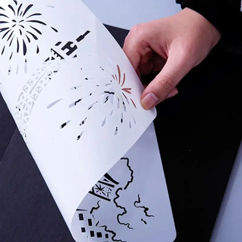 5 шт./набор, трафареты для рисования