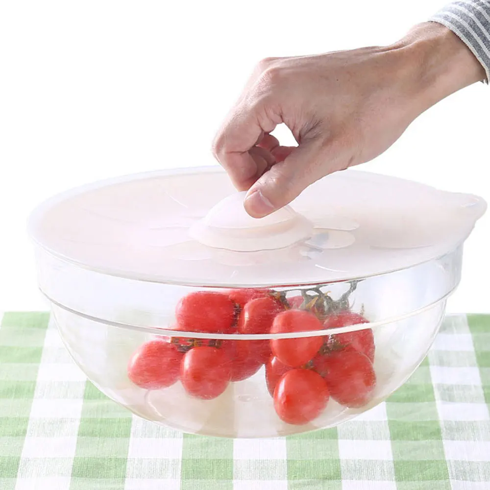 Silicone world Cooking Pot Pan Lid Reusable Silicone Fresh Keeping cover Microwave Bowl Cover Silicone Kitchen Cooking Gadgets