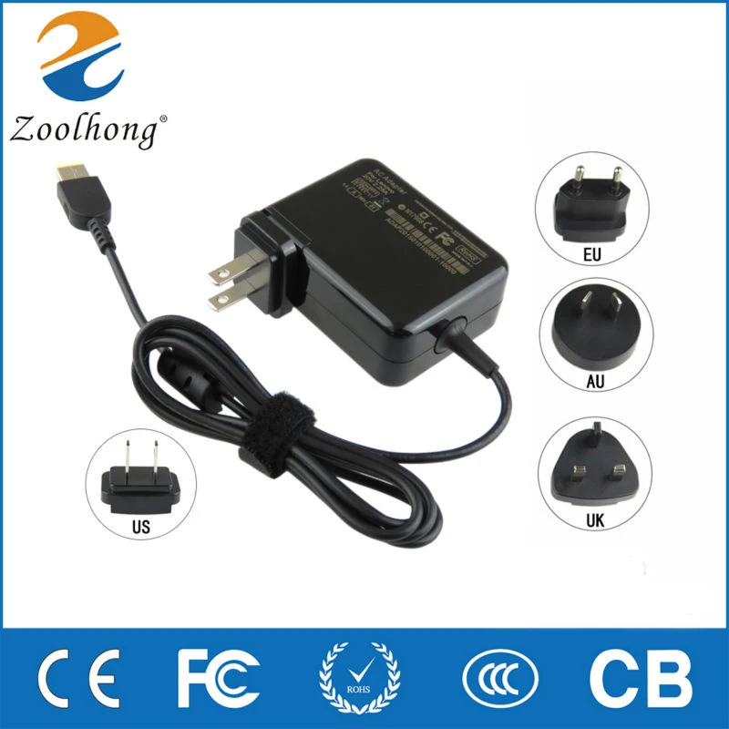 

20V 2.25A 45W with 4 AC Plugs Laptop Adapter Charger For Lenovo Yoga 2 11 11S S1 K2450 T431S X230 X240 X240S E575 ADLX45NCC3A