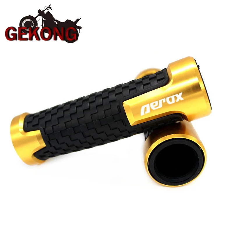 Motorcycle Accessories 7/8'' 22MM CNC Handlebar Grips Handle Grip Handle bar Logo Aerox Fit For Aerox155 Aerox 155 2017 2018