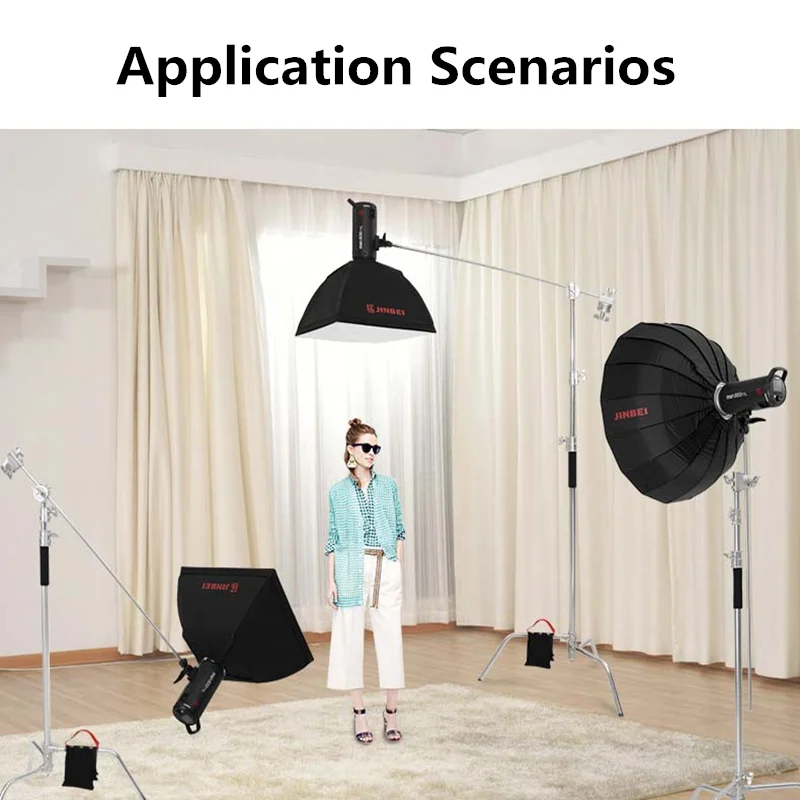 Photography Black Sandbags Use For Background Backdrop Stand Photo Studio Boom Arm Cantilever Light Tripod Heavy Duty Sand Bag