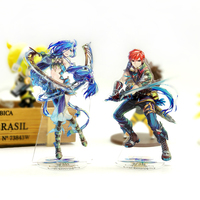Love Thank Ys VIII 8 Lacrimosa of Dana Adol Christin Dan acrylic stand figure model double-side plate holder topper anime GAME