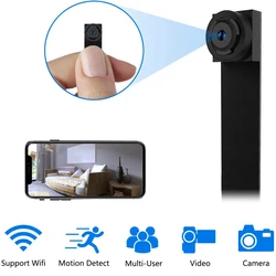 Minicámara IP de 1080P con WIFI, módulo de seguridad inteligente para el hogar, Videocámara portátil 4K más pequeña, Control remoto inalámbrico, grabadora de vídeo secreta