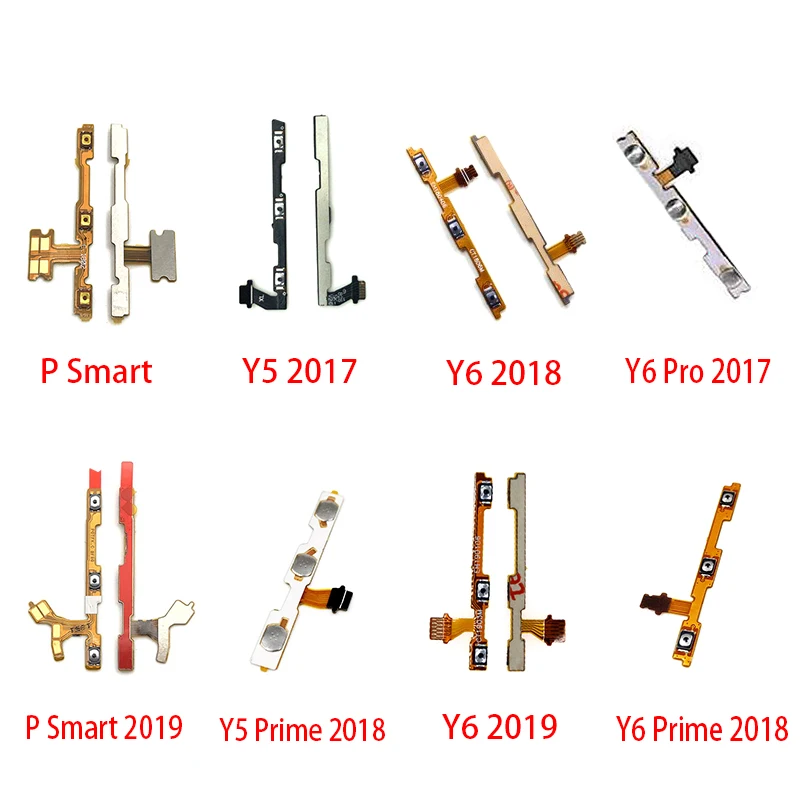 2 szt./partia, NOWY Przycisk Włączania/Wyłączania Zasilania, Przycisk Głośności, Taśma Flex do Huawei Y5 Y6 Y7 Pro Y9 Prime 2017 2018 2019