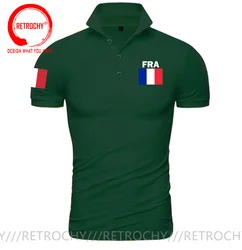 France Flag French Republic Polo shirts man jerseys Polo Shirt nation team cotton fans streetwear fitness casual new FRA Shirt