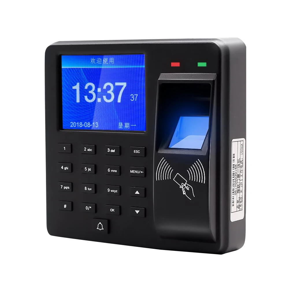 M10 Biometric Fingerprint Access Control Intercom Machine Digital Electric RFID Access System For Door Lock Keys Tags