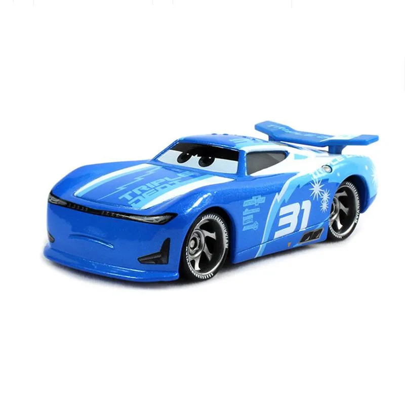 Disney Pixar Cars 3 2 Lightning McQueen Racing Family Jackson Storm Ramirez King mater 1:55 Diecast Metal Alloy child Toys gift