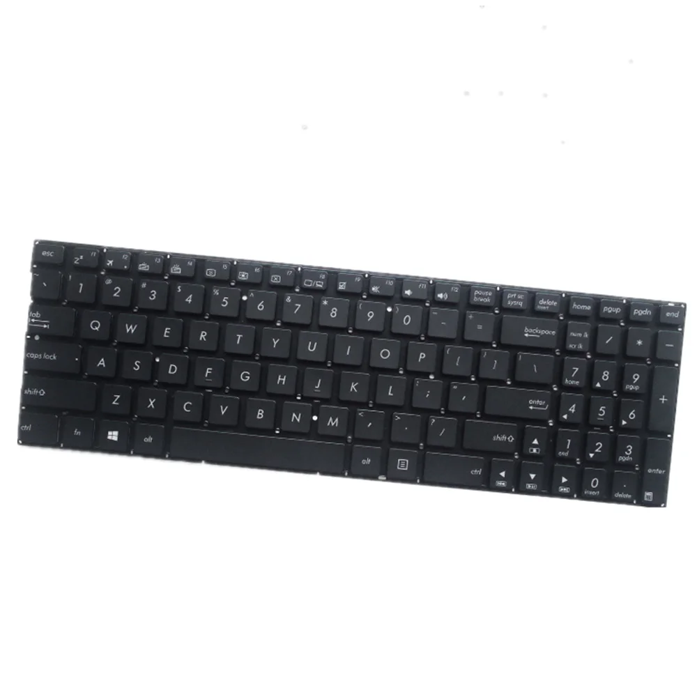 Laptop Keyboard For ASUS N501 N501J N501JW N501V N501VW N502 N502V N502VM N541 N541L N541LA Black Silver US English  Edition