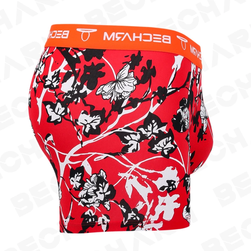 New Men\'s Panties Boxers Shorts Printing Red Large Size Set of Men Underpants Male Briefs Boxer Man Sexy Clothing Short Homme