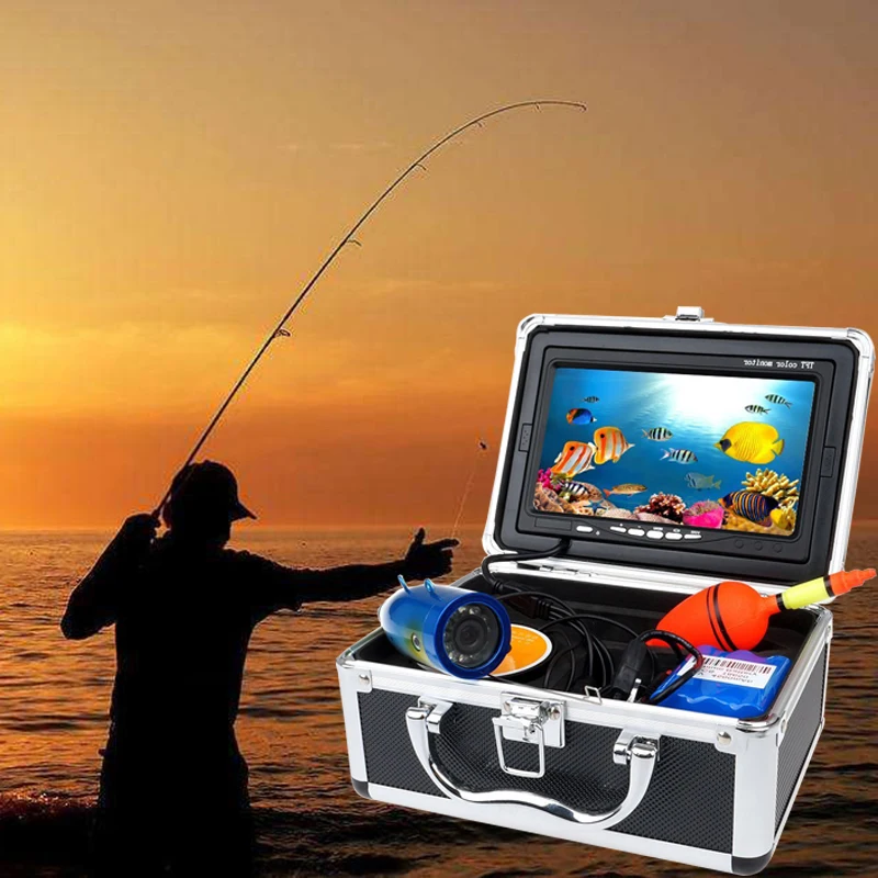 

Newest 7" LCD Display DVR 15m/30m/50m Cable Underwater Video Camera Fishing Fish Finder System For Ice/River Boat Inspection