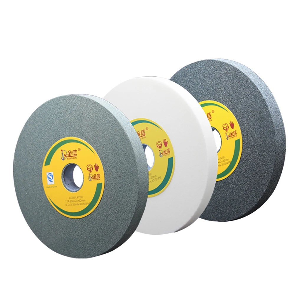 Ceramic Grinding Wheel Resistant Disc Abrasive Disc Polishing Metal Stone Wheel for Bench Grinders 125x12.7x16MM 46#60#80#120#