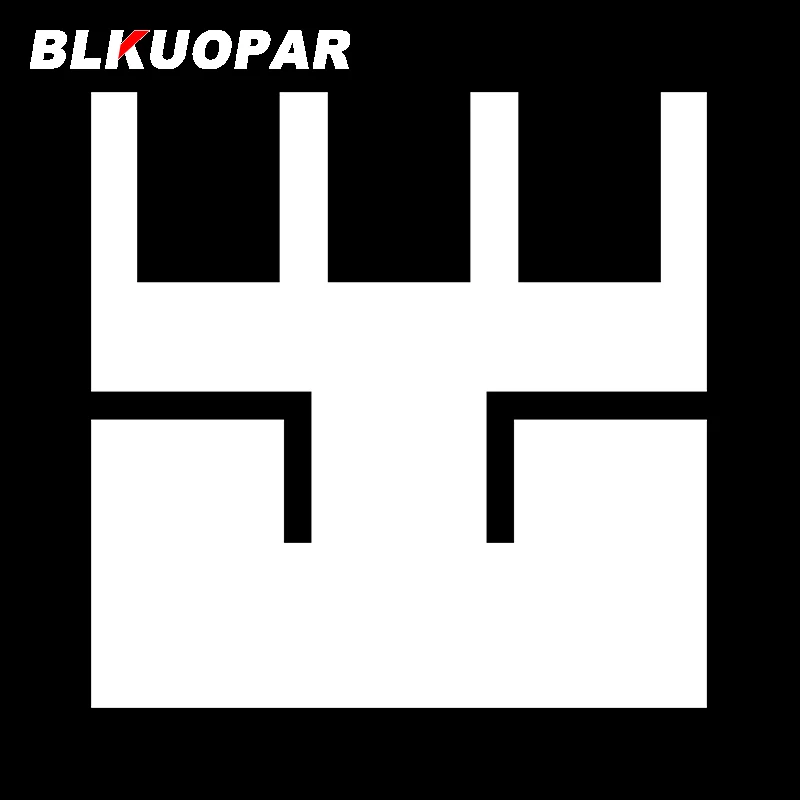 BLKUOPAR for Abstract Car Stickers Waterproof Occlusion Scratch Decals Sunscreen Windshield Skateboard Decor Car Goods