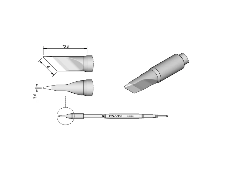 JBC Soldering Iron Tips Specialized Replaceable Adapter For JBC T245-A Handle C245 Series C245-939 C245-765 C245-955